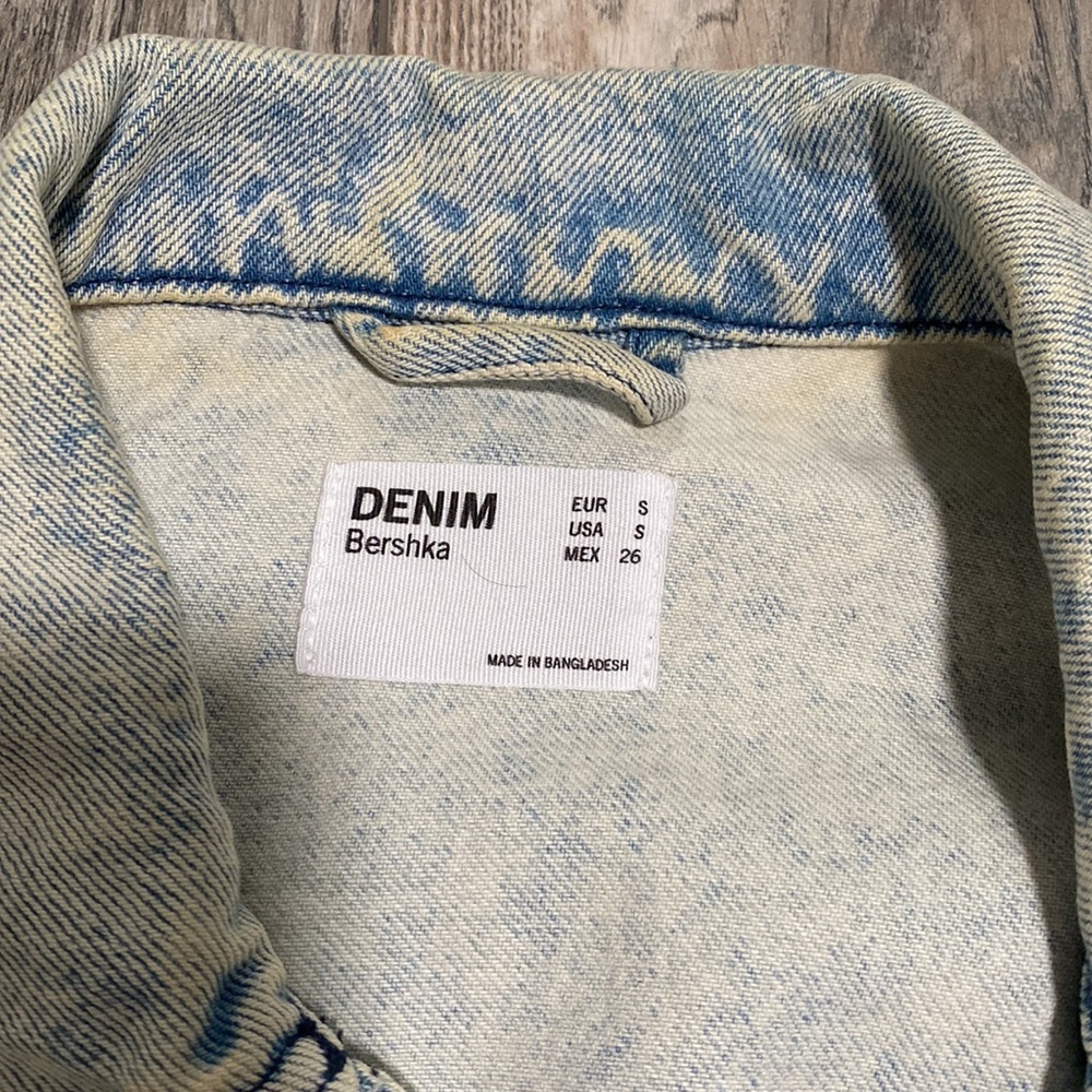 Bershka vintage style oversized denim jacket - Picture 5 of 9